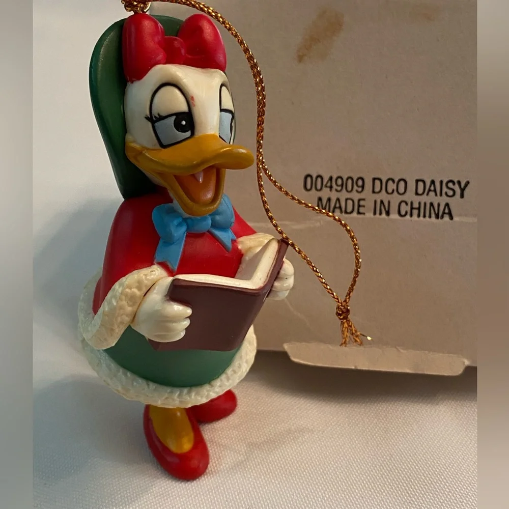 Vintage Walt Disney Christmas Ornament - Daisy Duck - in original box